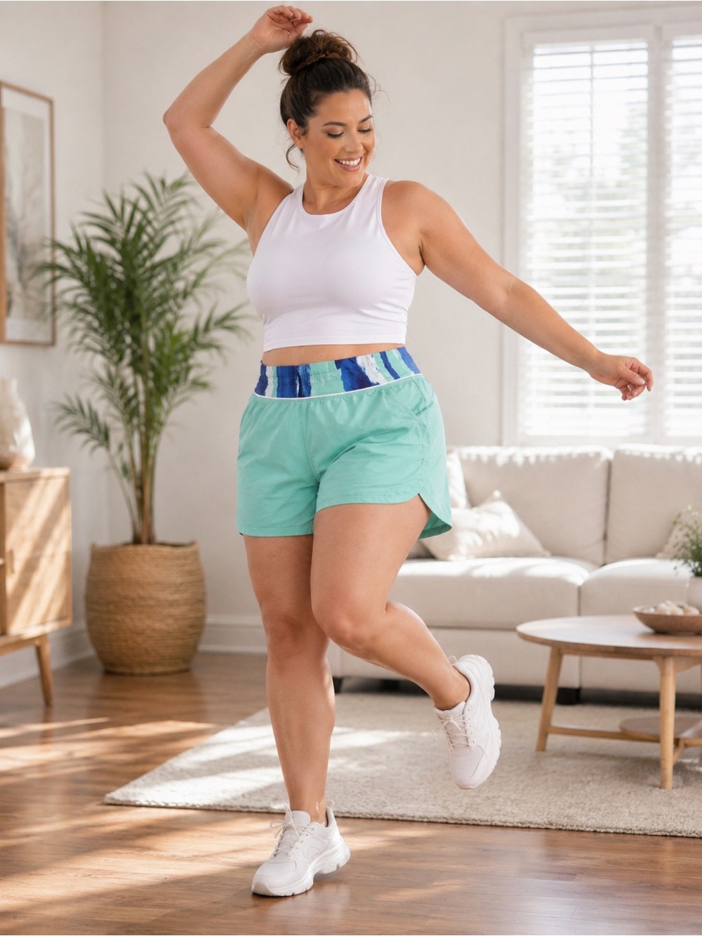 Lululemon Mint Green Athletic Shorts Size 6 | High Rise Running Workout Shorts